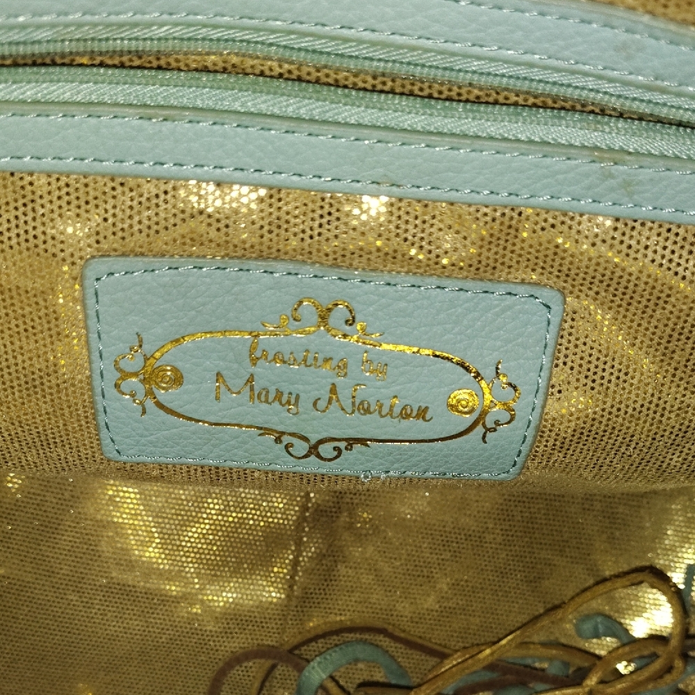 Blue and Gold Women's Bag
